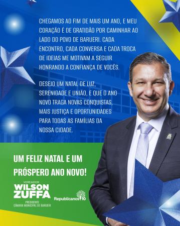 Presidente Wilson Zuffa recebe prêmio de reconhecimento por atuação legislativa
